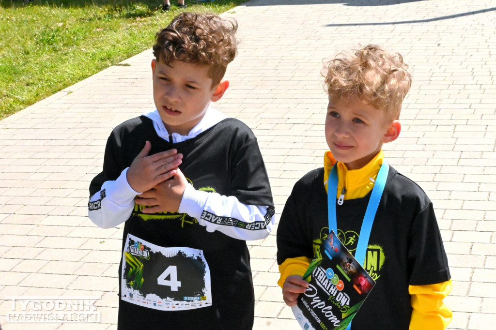 Triathlon Kids 2025 nad Jeziorem Tarnobrzeskim