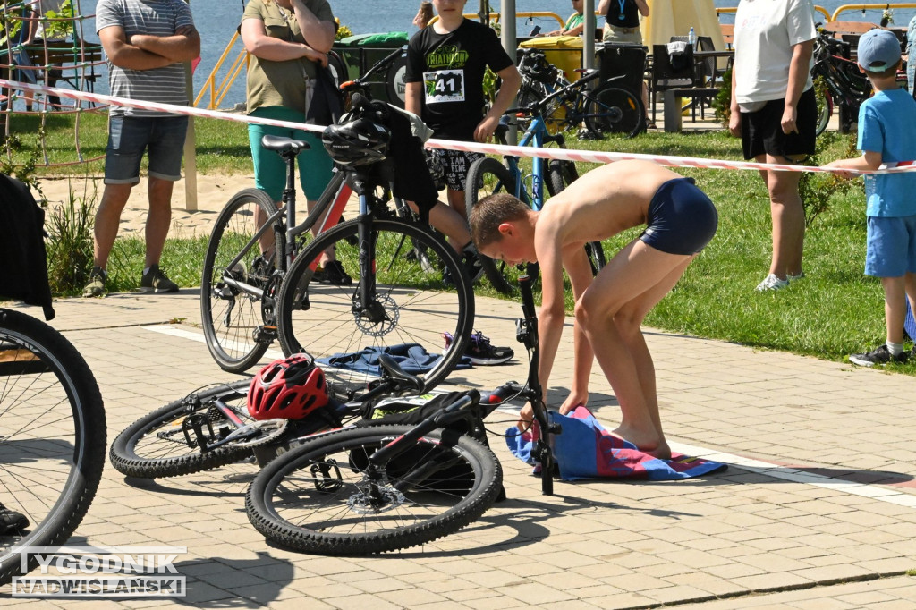 Triathlon Kids 2025 nad Jeziorem Tarnobrzeskim