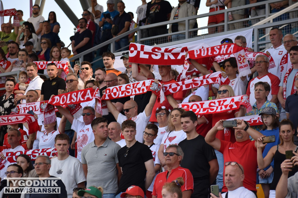 Zdjęcia z trybun mecz Polska - Szwecja