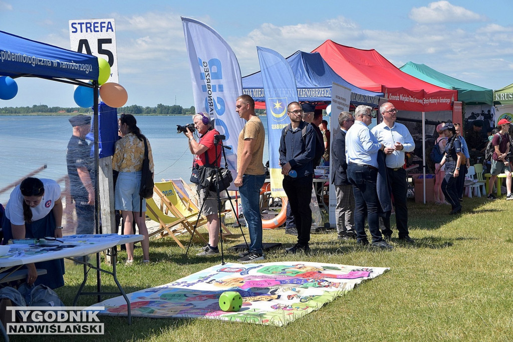 Ćwiczenia i piknik nad Jeziorem Tarnobrzeskim
