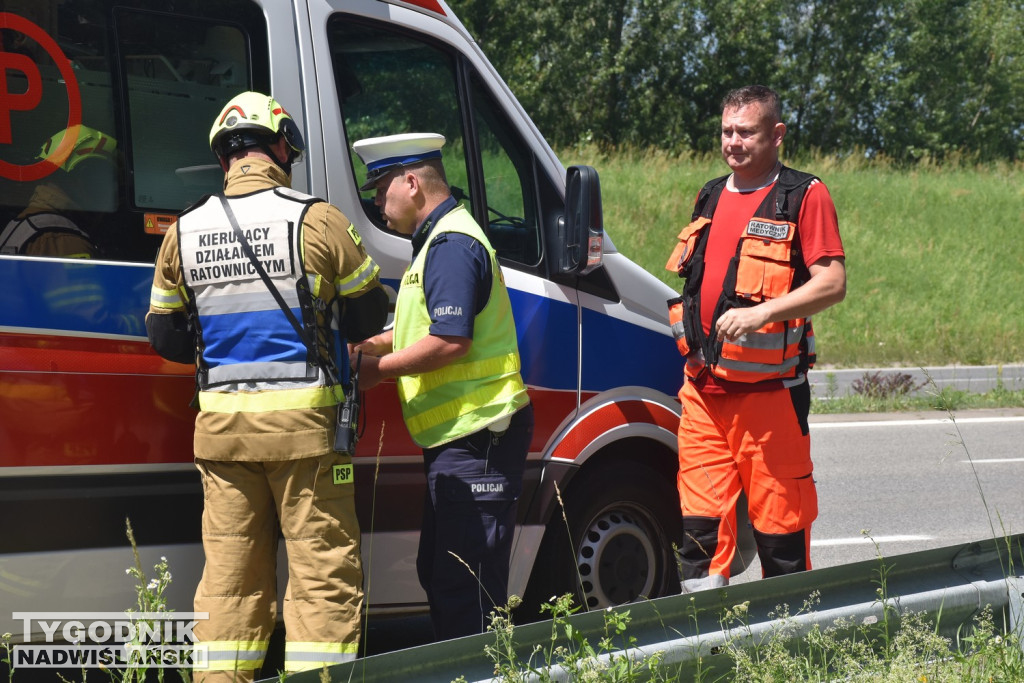 Wypadek na Wisłostradzie (30.06.25 r.)