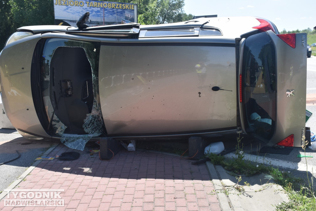 Wypadek na Wisłostradzie (30.06.25 r.)
