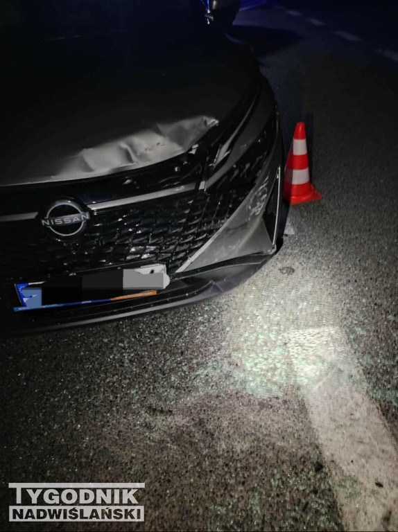 Wypadek na DK9 w Łoniowie