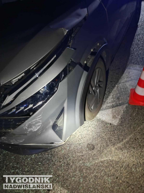 Wypadek na DK9 w Łoniowie