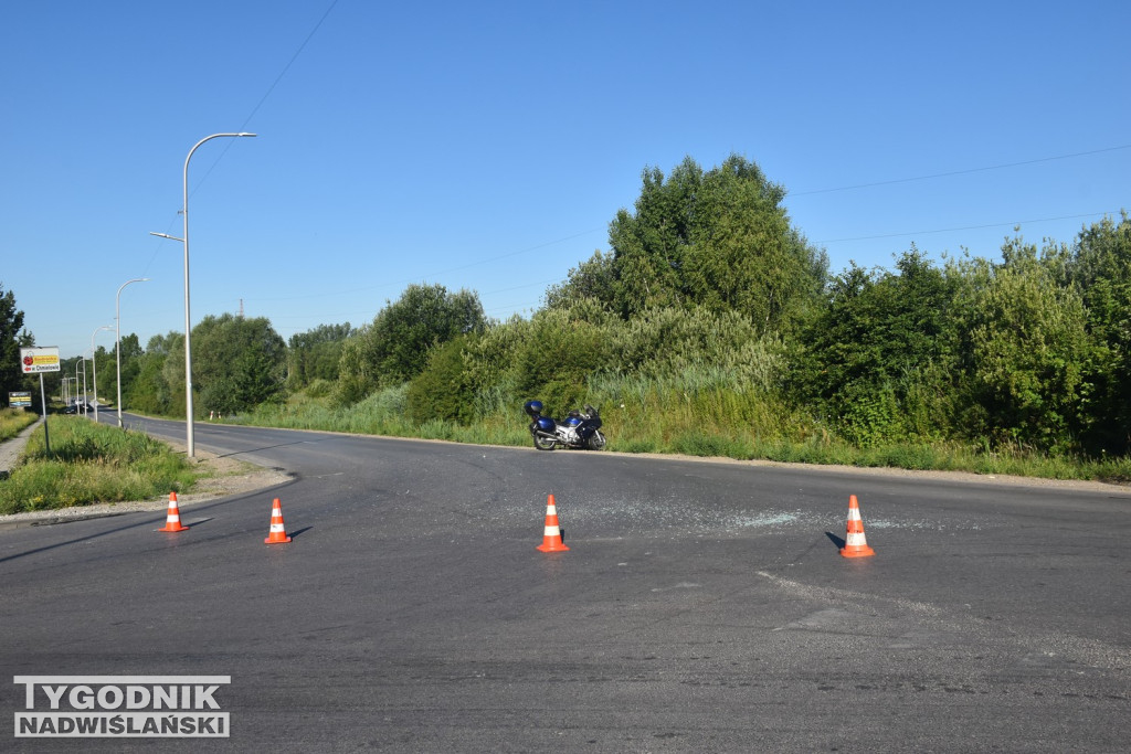 Wypadek ul. Zakładowa w Tarnobrzegu (02.07.25 r.)