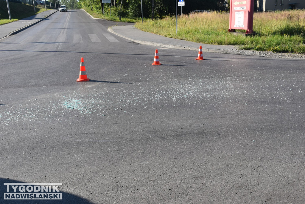Wypadek ul. Zakładowa w Tarnobrzegu (02.07.25 r.)