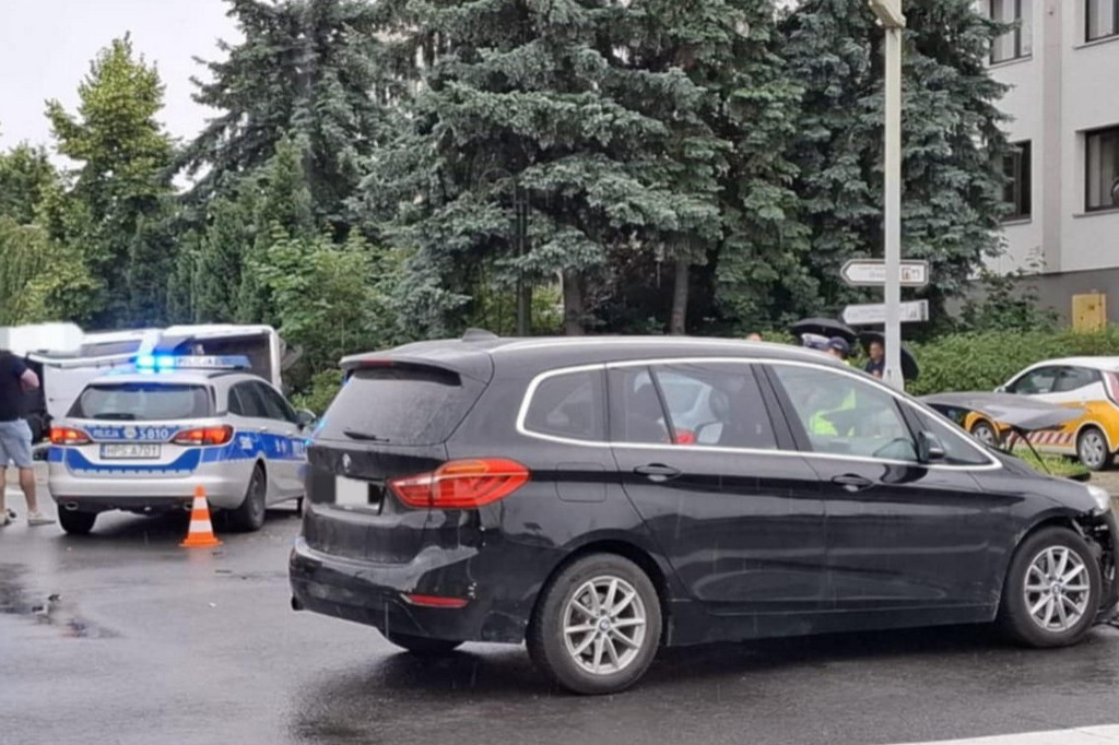 Wypadek w centrum Staszowa