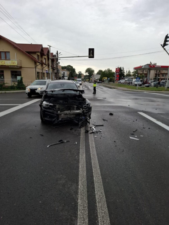 Wypadek w centrum Staszowa
