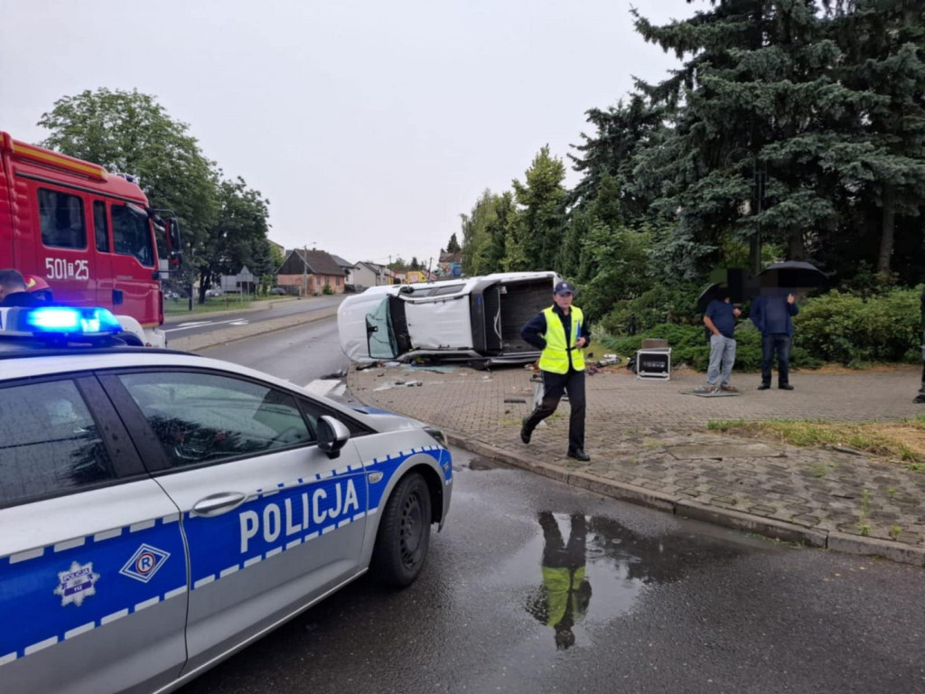 Wypadek w centrum Staszowa