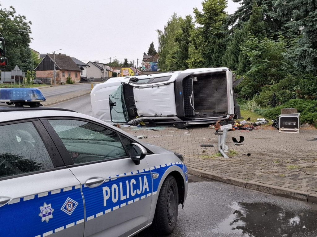 Wypadek w centrum Staszowa