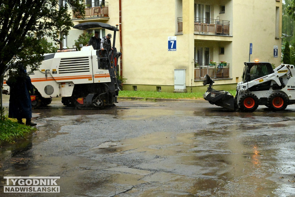 Remont placu Tysiąclecia w Tarnobrzegu