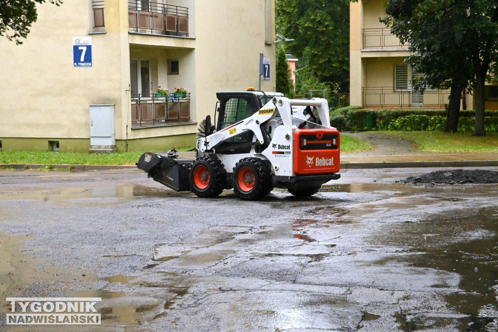 Remont placu Tysiąclecia w Tarnobrzegu
