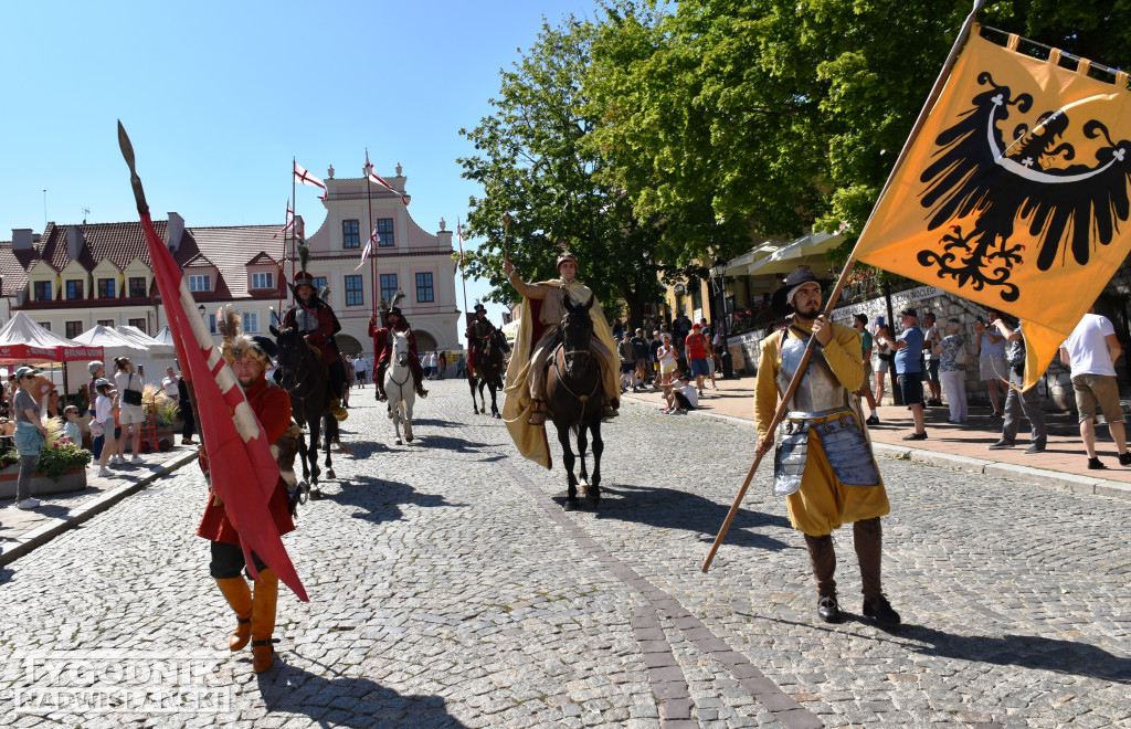 Inscenizacja hołdu pruskiego w Sandomierzu