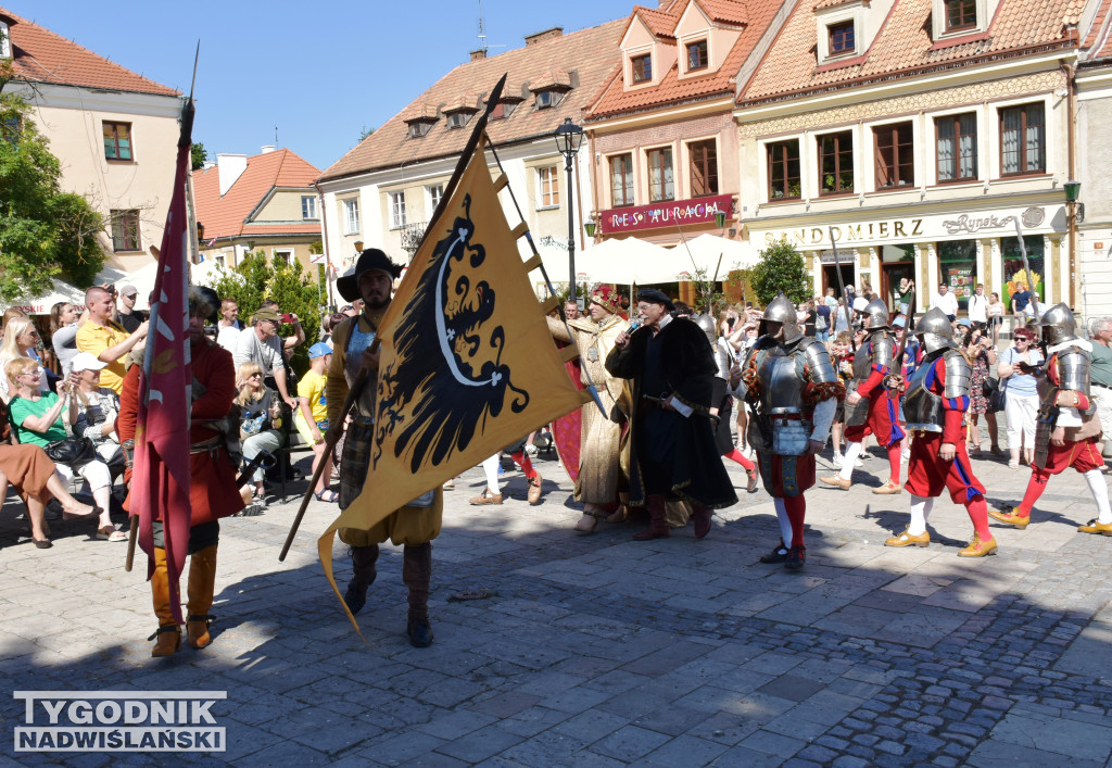 Inscenizacja hołdu pruskiego w Sandomierzu