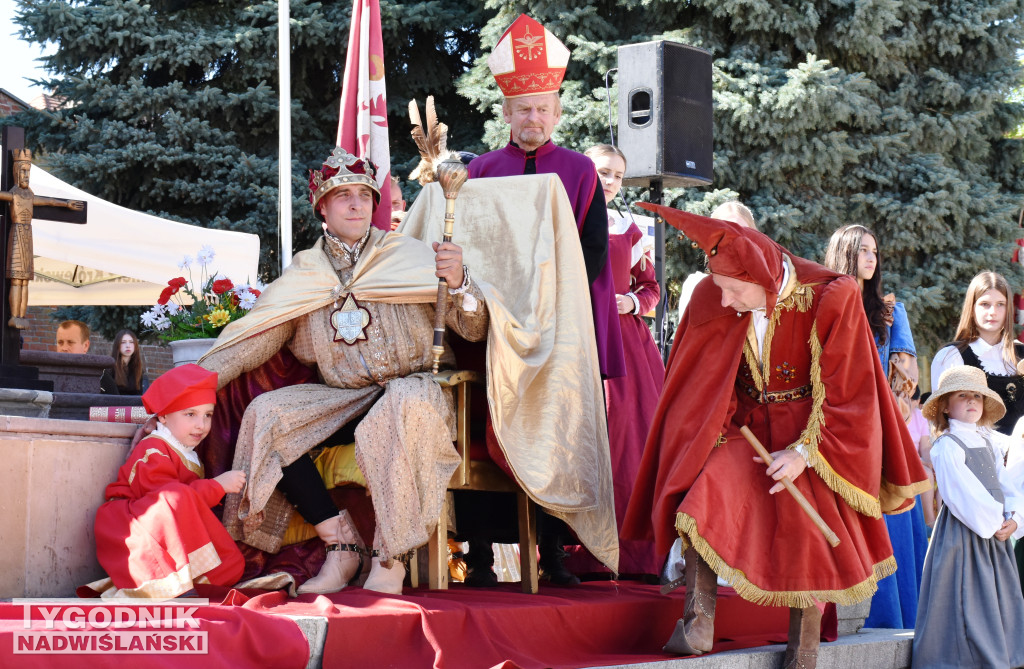 Inscenizacja hołdu pruskiego w Sandomierzu