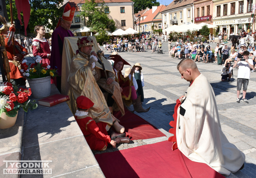 Inscenizacja hołdu pruskiego w Sandomierzu