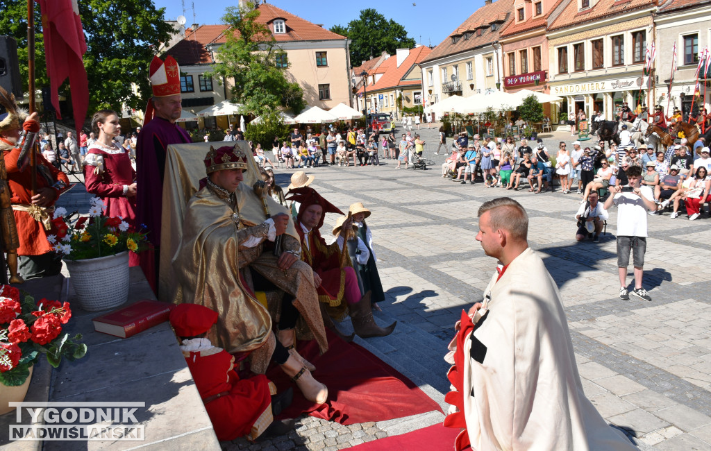 Inscenizacja hołdu pruskiego w Sandomierzu