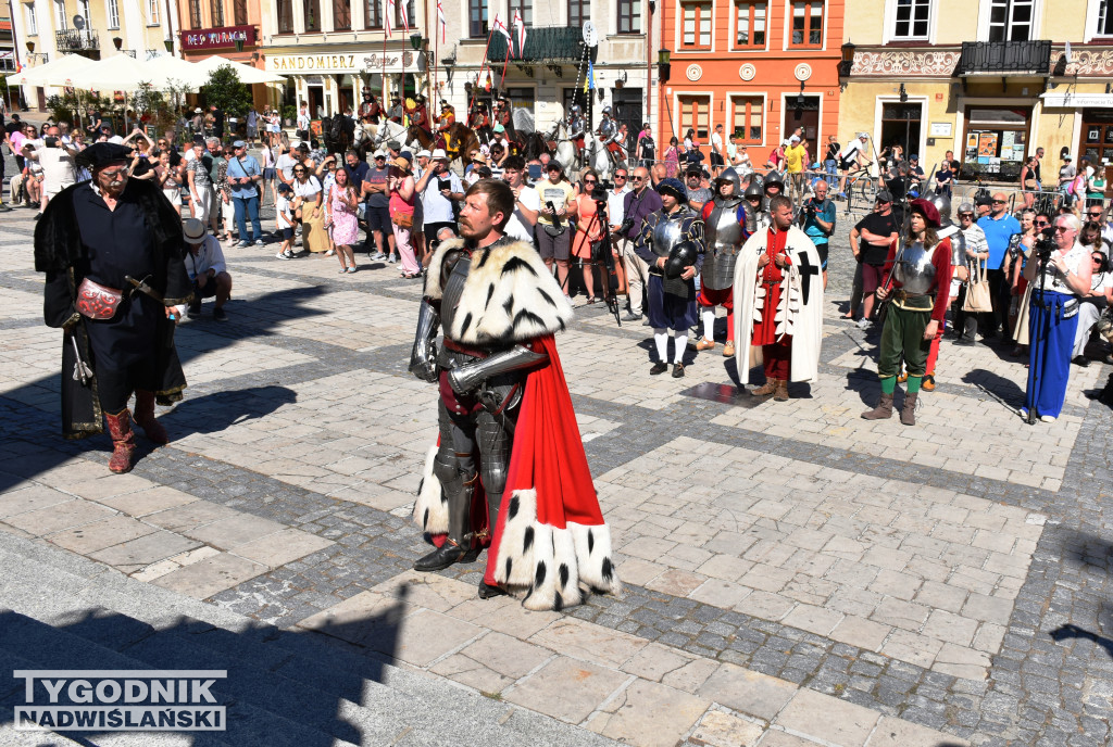 Inscenizacja hołdu pruskiego w Sandomierzu