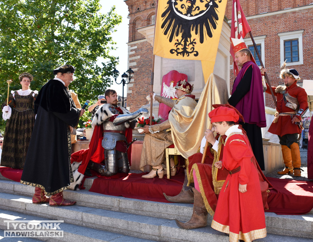 Inscenizacja hołdu pruskiego w Sandomierzu