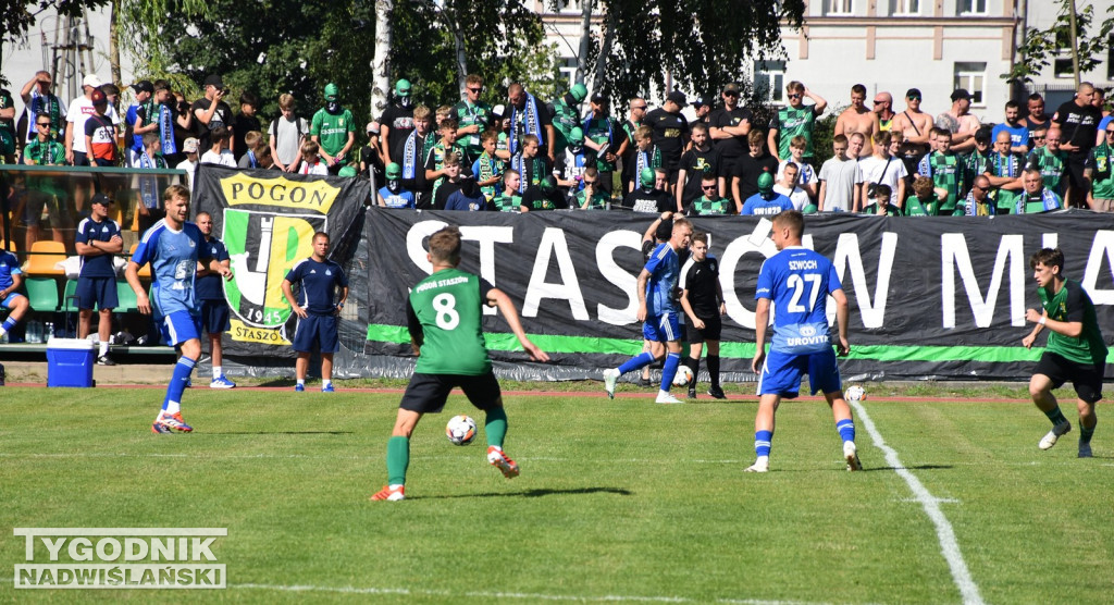 Mecz Pogoni Staszów z Ruchem Chorzów