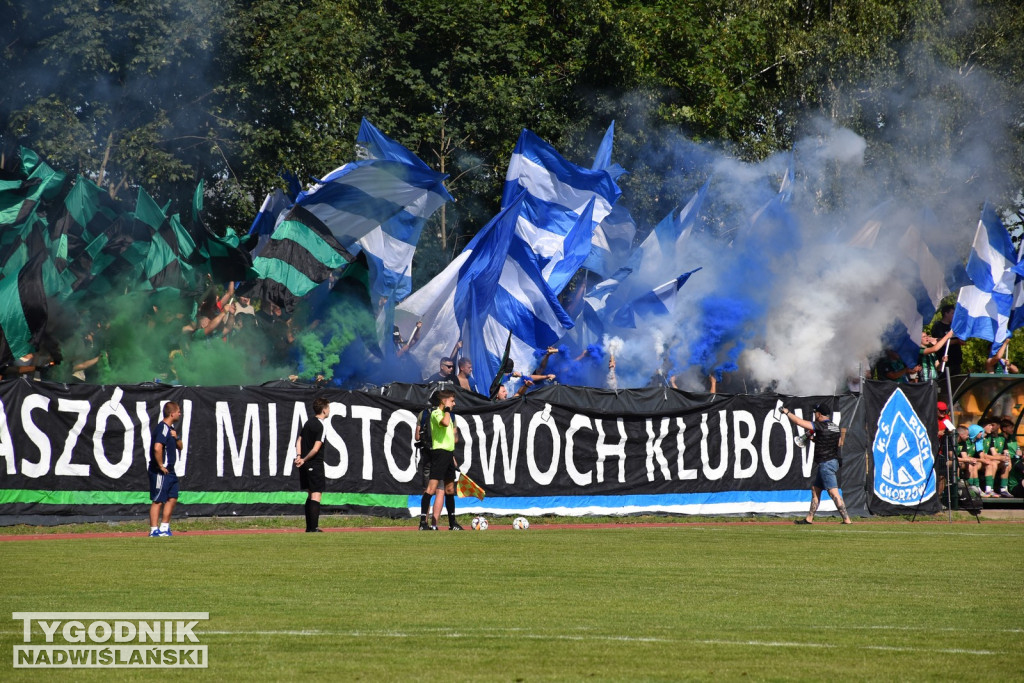 Zdjęcia z trybun meczu Pogoni Staszów z Ruchem Chorzów