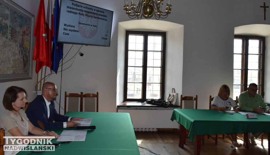 Sesja nadzwyczajna Rady Miasta Sandomierza 07.07.