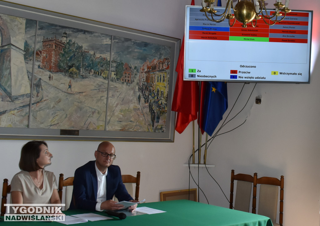 Sesja nadzwyczajna Rady Miasta Sandomierza 07.07.