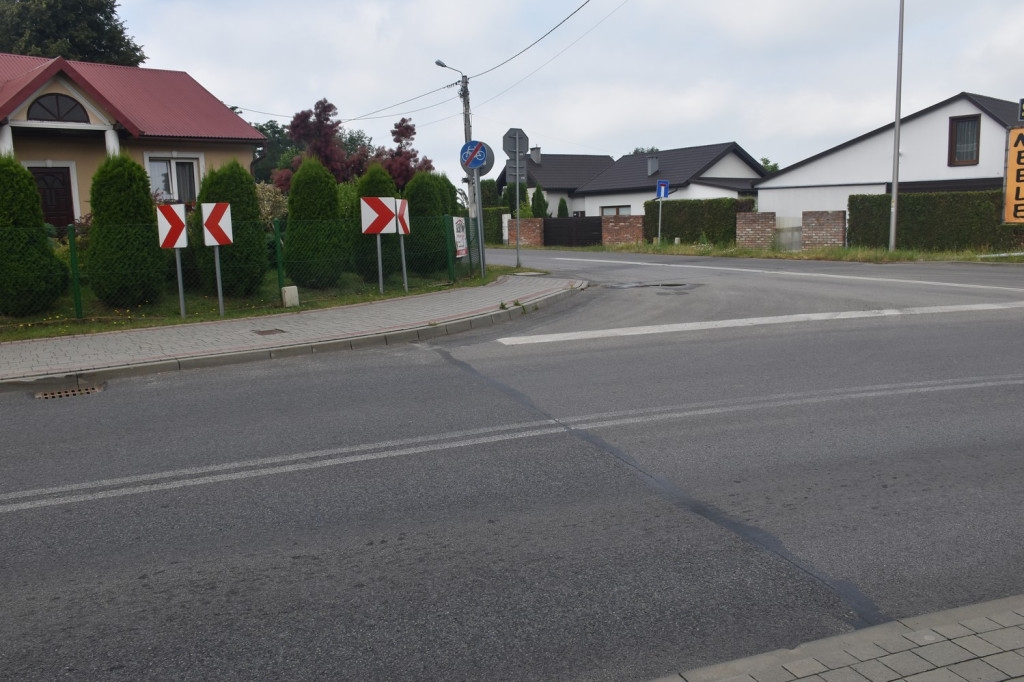 Skrzyżowanie ul. Mickiewicza w Tarnobrzegu