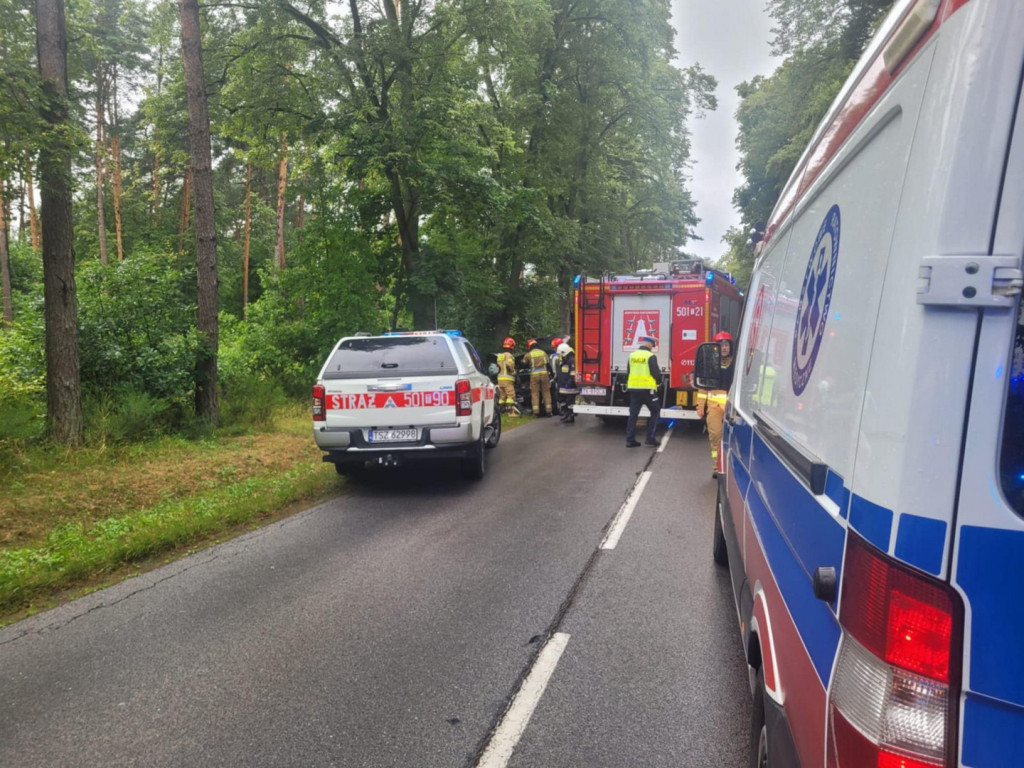 Zderzenie dwóch aut w Czernicy pod Staszowem