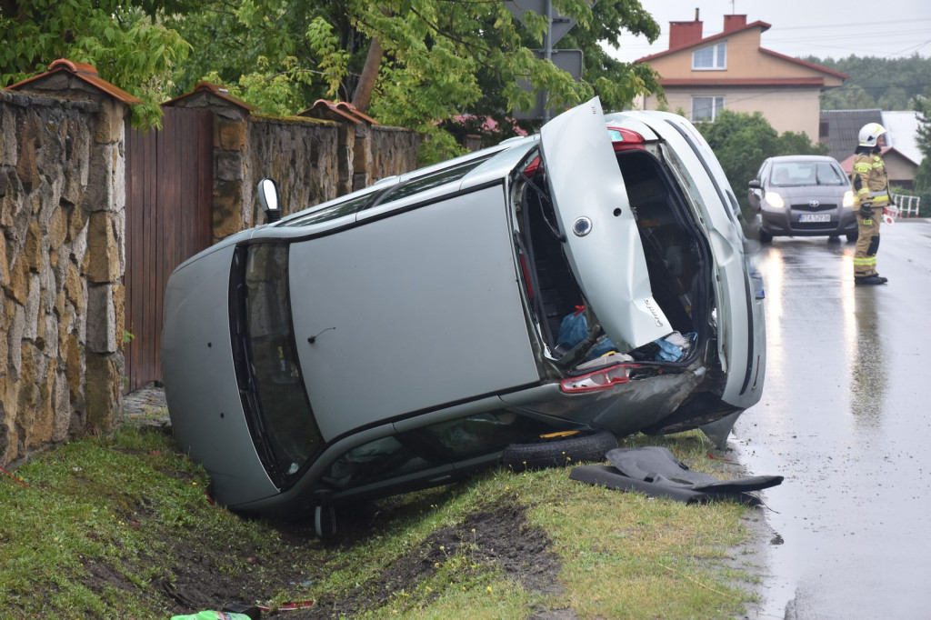 Wypadek w Chmielowie (09.07.25 r.)
