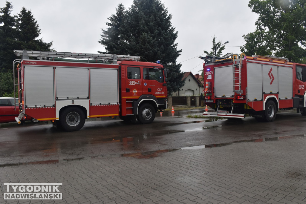 Wypadek w Chmielowie (09.07.25 r.)