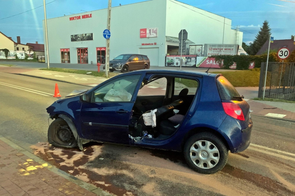 Poważny wypadek na ul. Mickiewicza w Tarnobrzegu