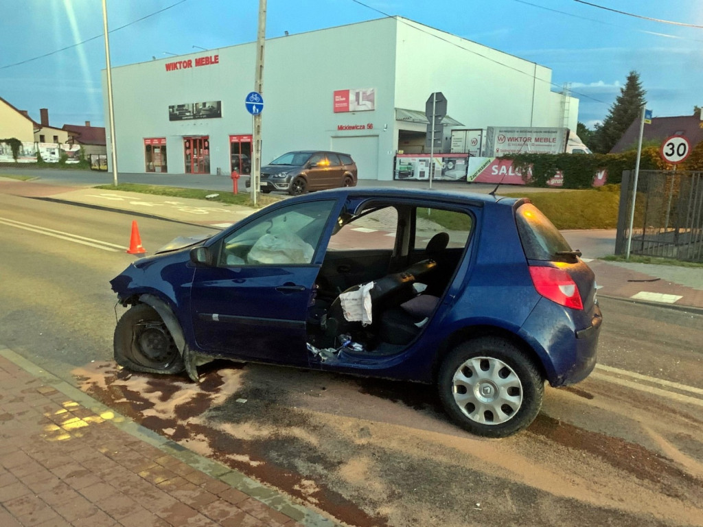Poważny wypadek na ul. Mickiewicza w Tarnobrzegu
