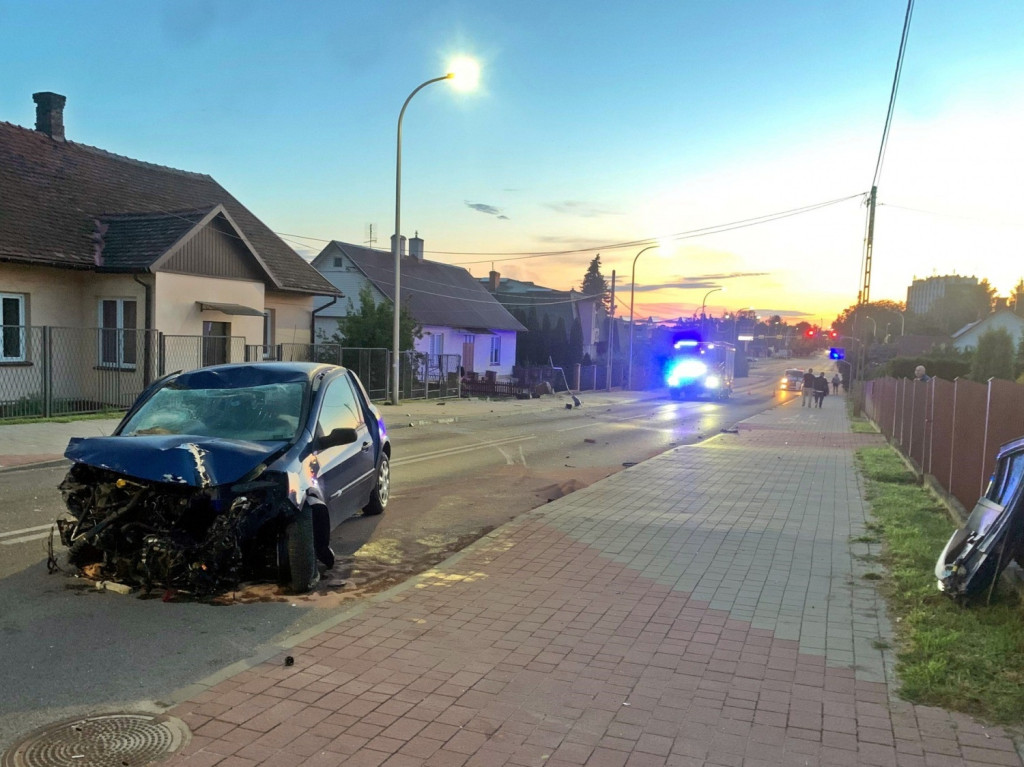 Poważny wypadek na ul. Mickiewicza w Tarnobrzegu