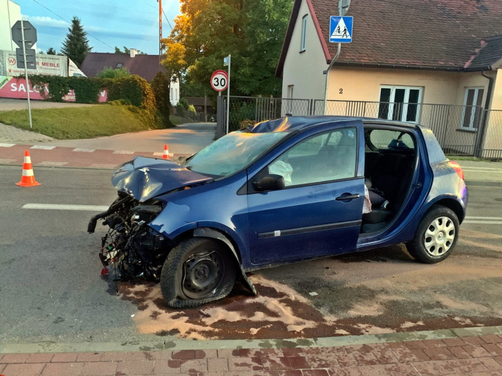 Poważny wypadek na ul. Mickiewicza w Tarnobrzegu