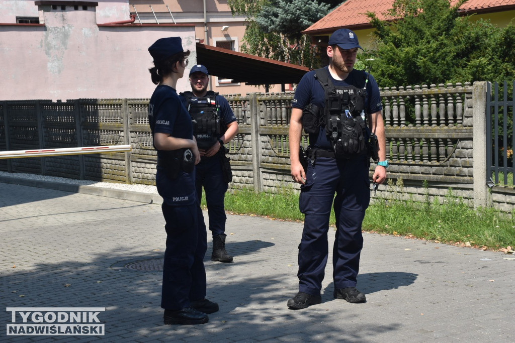 Pożar auta w Tarnobrzegu