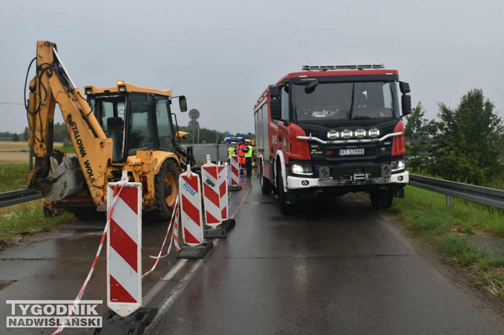 Wypadek na ulicy J. Bema w Tarnobrzegu