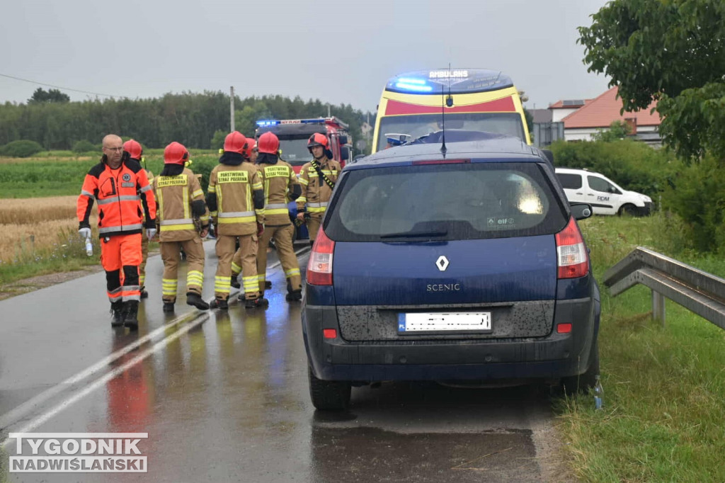 Wypadek na ulicy J. Bema w Tarnobrzegu