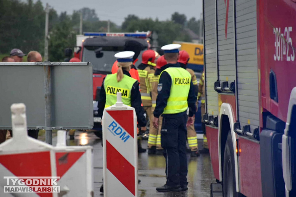 Wypadek na ulicy J. Bema w Tarnobrzegu