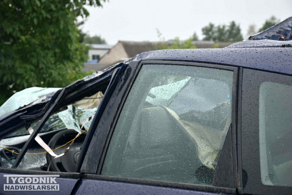 Wypadek na ulicy J. Bema w Tarnobrzegu