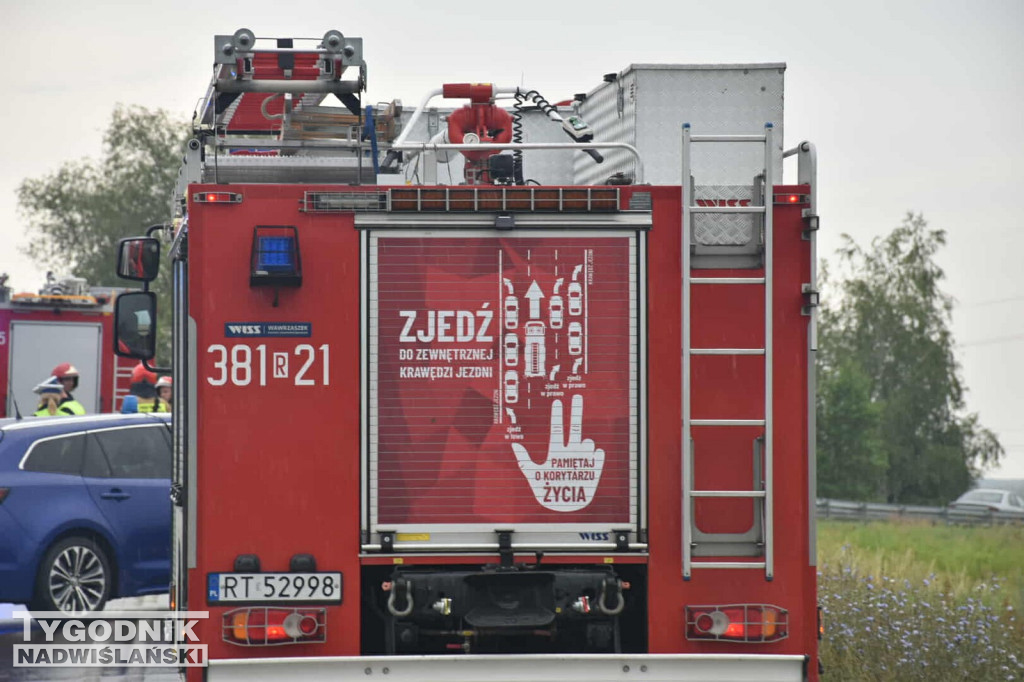 Wypadek na ulicy J. Bema w Tarnobrzegu