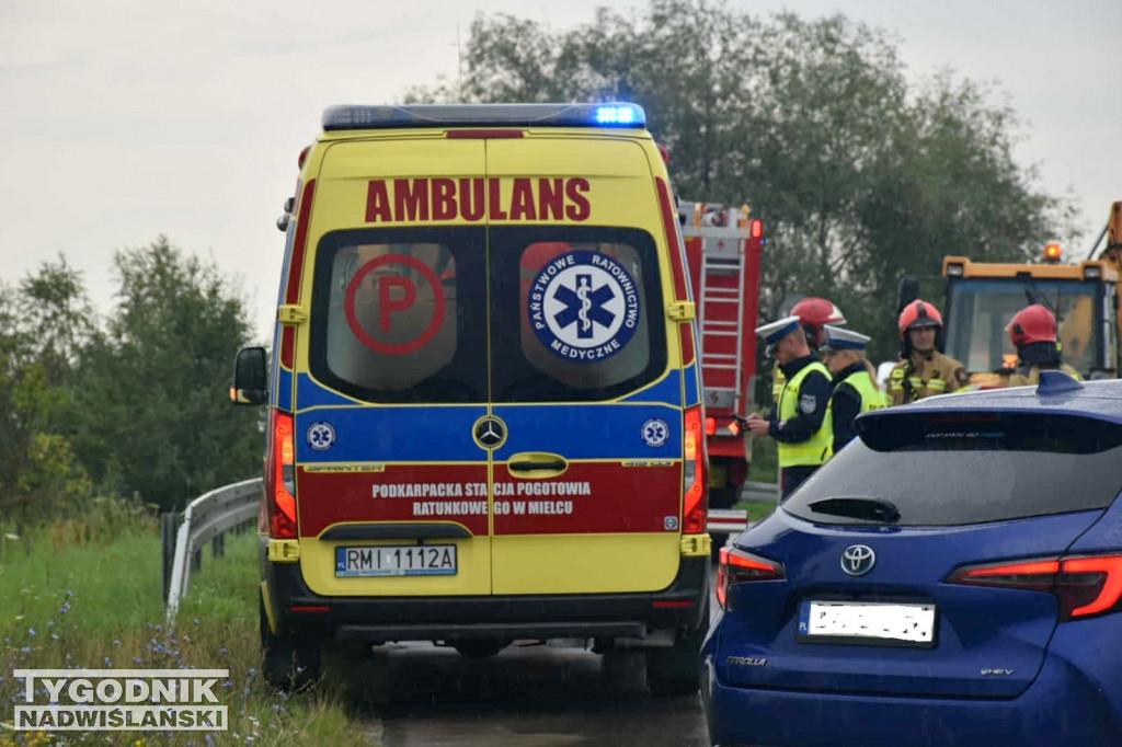 Wypadek na ulicy J. Bema w Tarnobrzegu