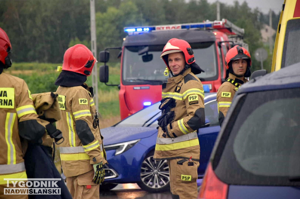 Wypadek na ulicy J. Bema w Tarnobrzegu
