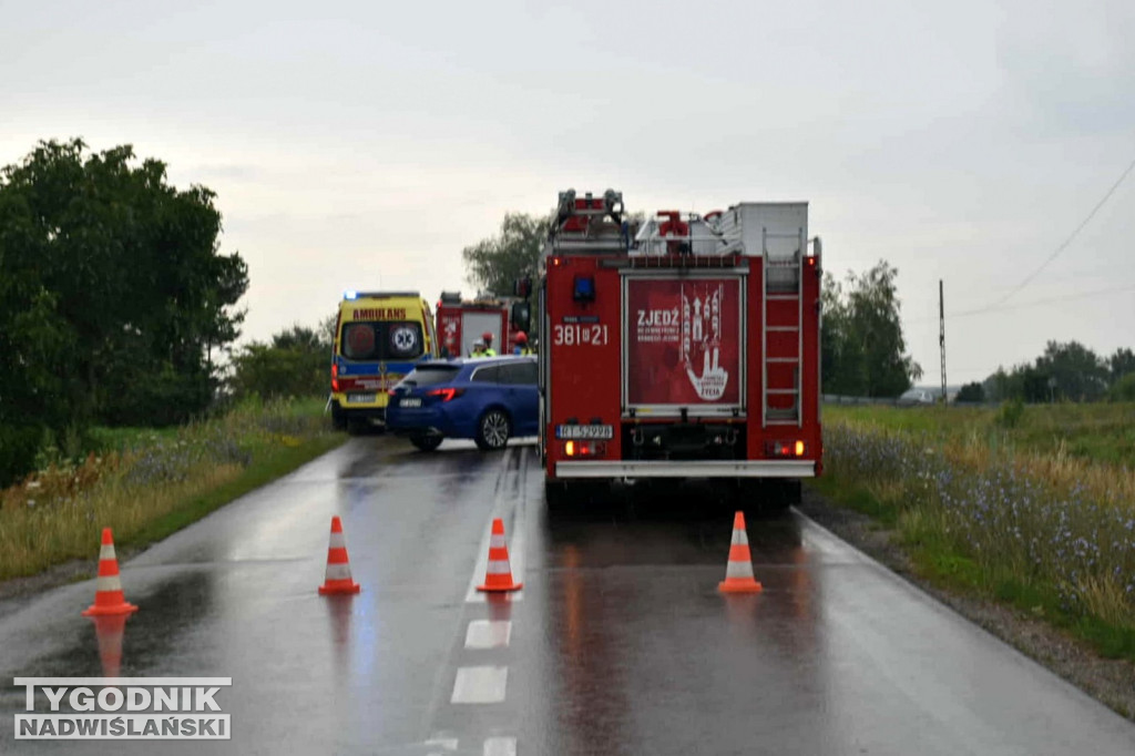 Wypadek na ulicy J. Bema w Tarnobrzegu