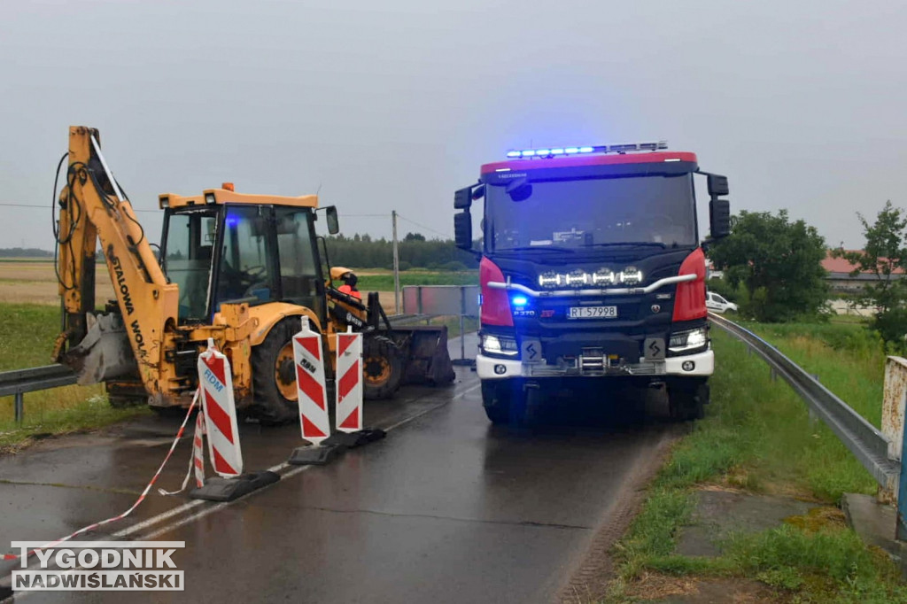 Wypadek na ulicy J. Bema w Tarnobrzegu