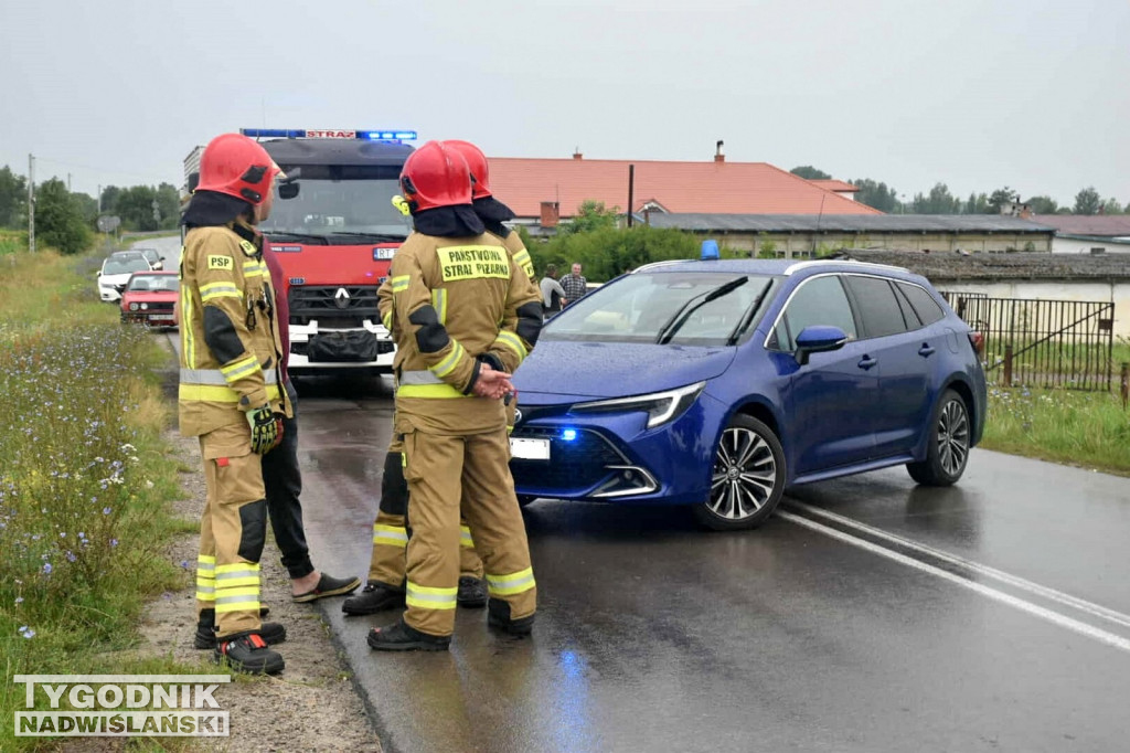 Wypadek na ulicy J. Bema w Tarnobrzegu