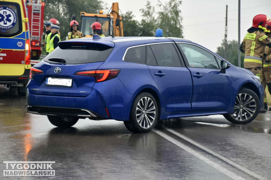Wypadek na ulicy J. Bema w Tarnobrzegu