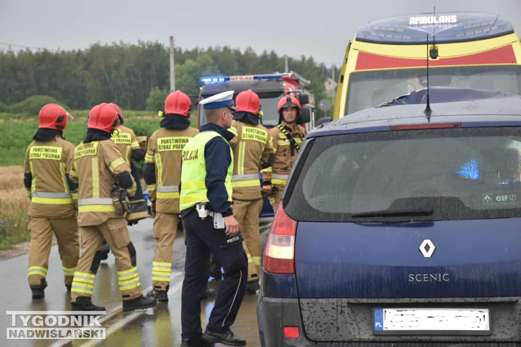 Wypadek na ulicy J. Bema w Tarnobrzegu