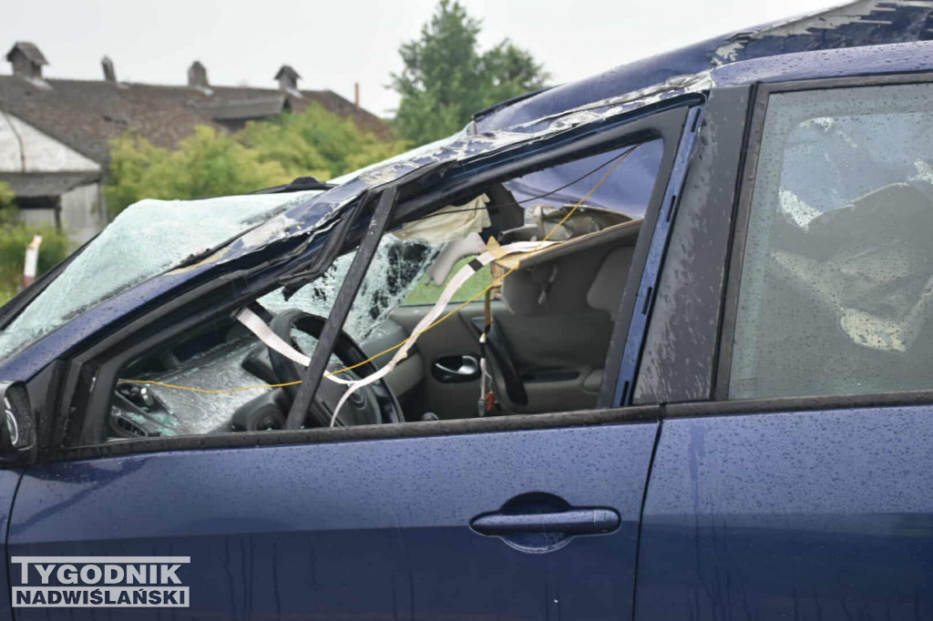 Wypadek na ulicy J. Bema w Tarnobrzegu