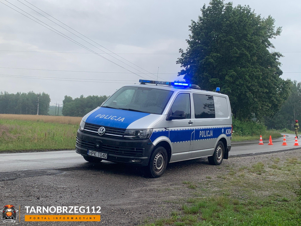 Wypadek w Stalach (18.07.25 r.)